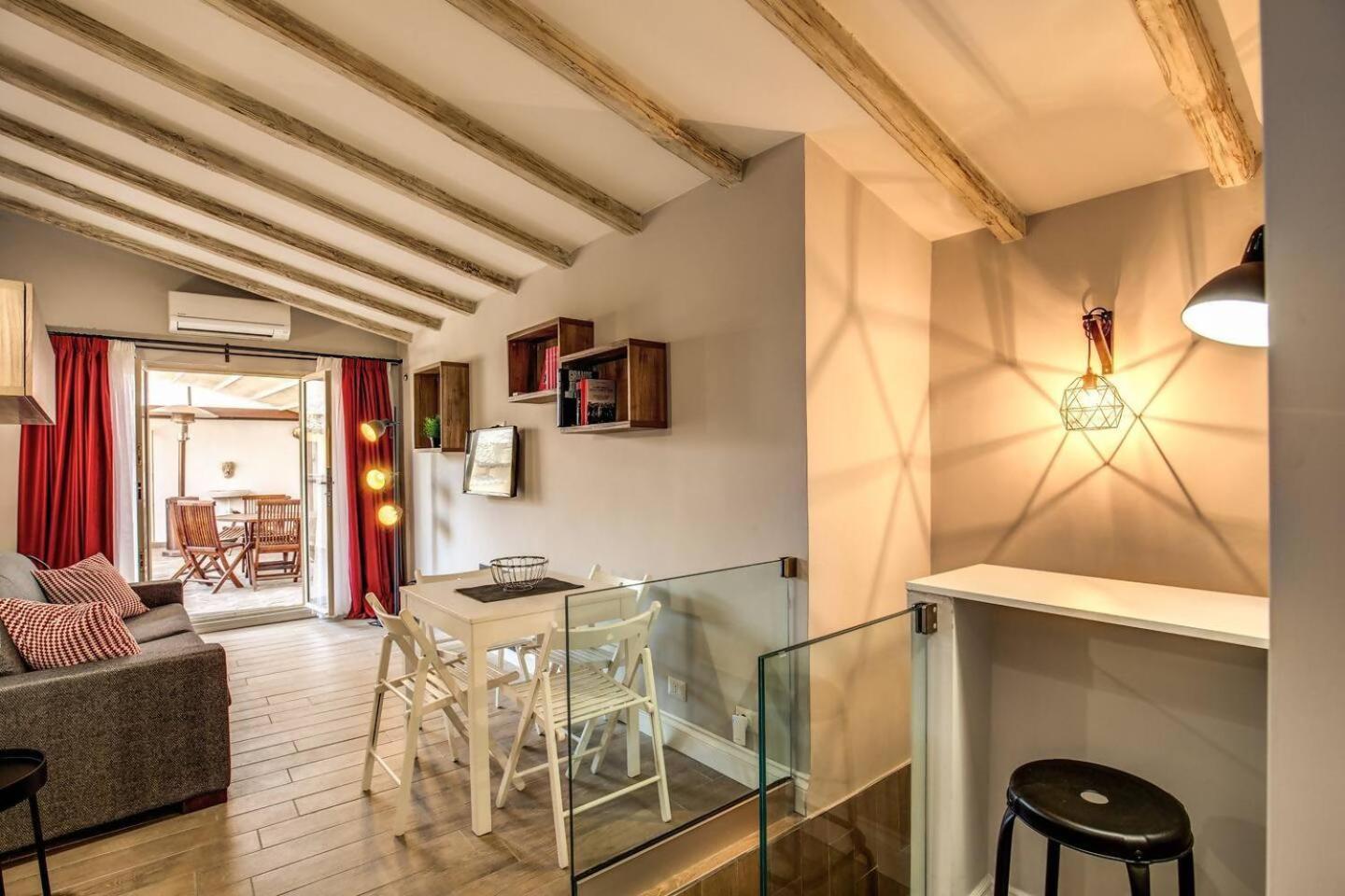 Attic With Terrace By Trevi Fountain Apartment Roma Exterior foto