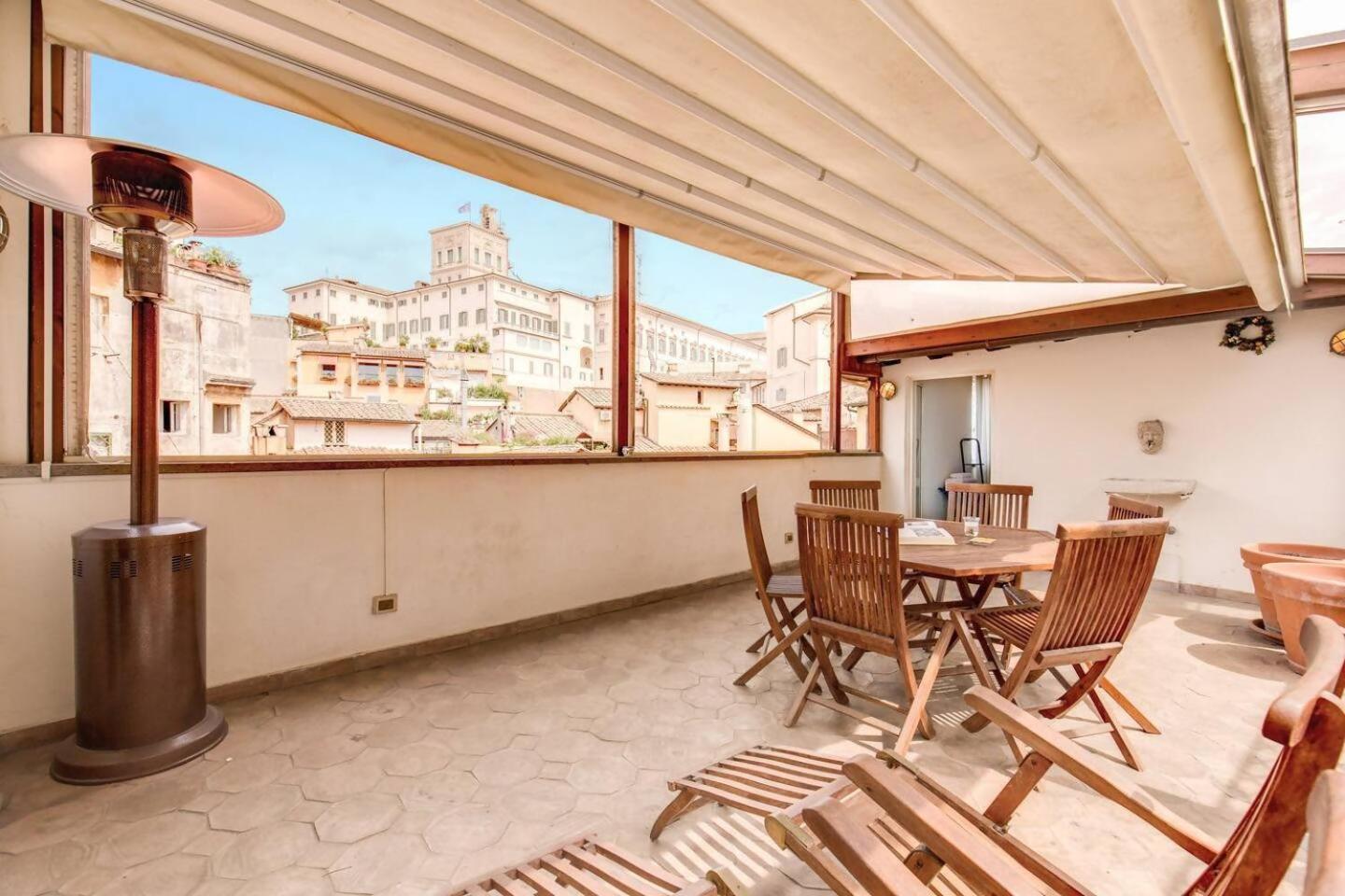 Attic With Terrace By Trevi Fountain Apartment Roma Exterior foto
